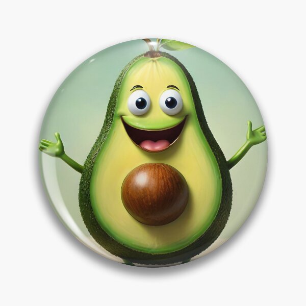 Item preview, Funny avocado smiling designed and sold by Cookbeat.