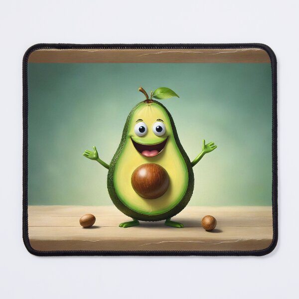 Item preview, Funny avocado smiling designed and sold by Cookbeat.