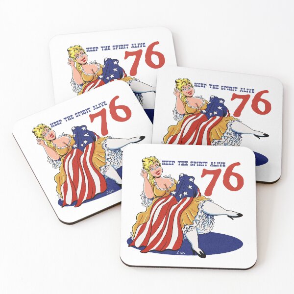 Item preview, Spirit of 1776 - Patriotic Body Positive Betsy Ross Americana designed and sold by Zaftig Pink.