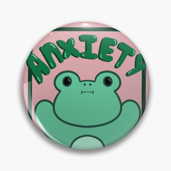 Item preview, Anxious Froggo designed and sold by DewittDoodles.