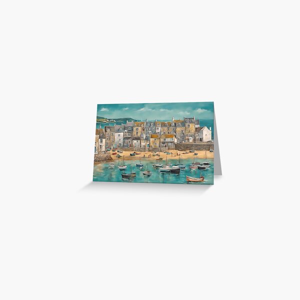 Item preview, St Ives, Cornwall in Spring Art Print designed and sold by davidelder.