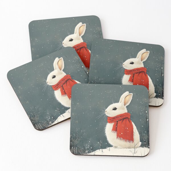 Item preview, Rabbits in Winter designed and sold by ArtHouseNiklas.