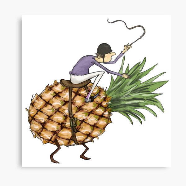 Pineapple Express Metal Print