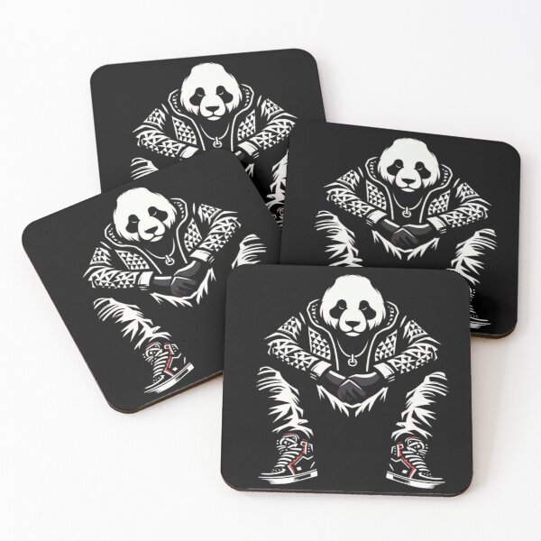 Item preview, Cartoon Urban Panda Rhythmic Vibes Art designed and sold by Yas_oma.