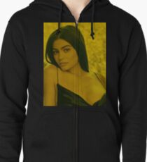 Kylie Jenner - Celebrity (Photographic Art) Zipped Hoodie