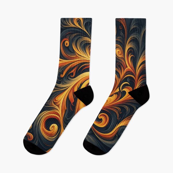 Item preview, Fiery Swirl Abstract Art designed and sold by aminz4.