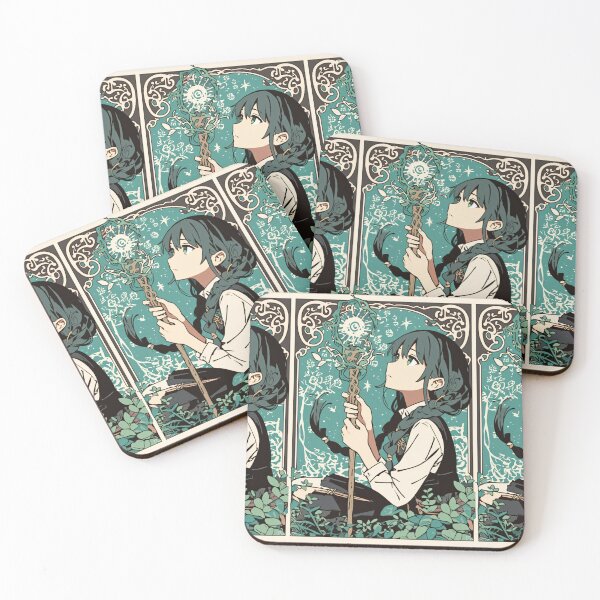 Item preview, 'The Wand' Anime tarot inspired card designed and sold by MendaciousMina.