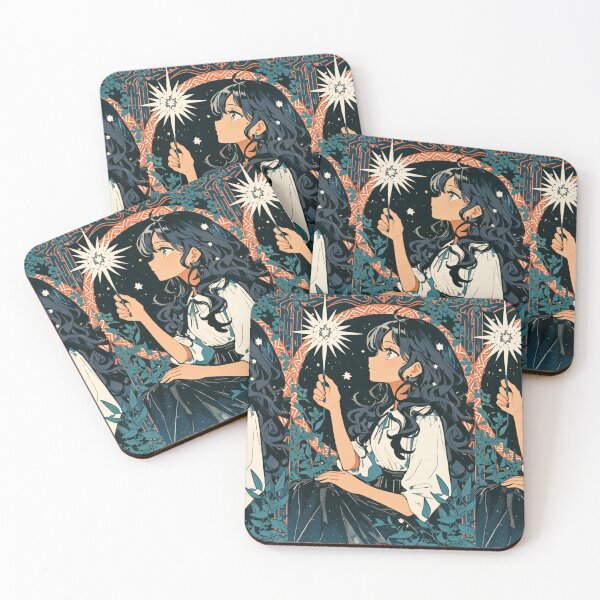 Item preview, 'The Wand' Anime tarot inspired card designed and sold by MendaciousMina.