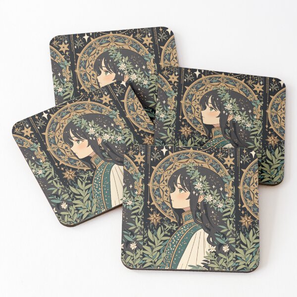 Item preview, 'The Wheel of Fortune' Anime tarot inspired card designed and sold by MendaciousMina.
