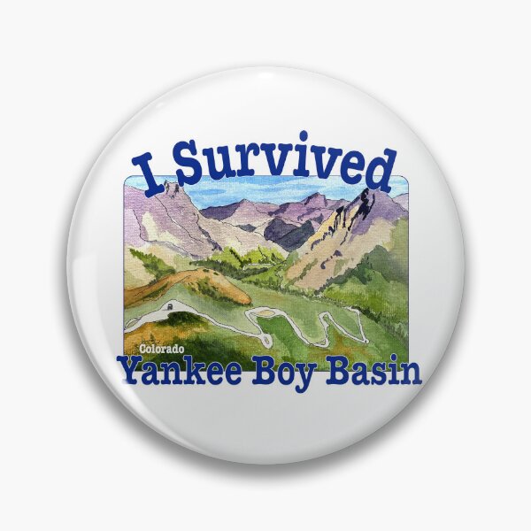 Artikelvorschau, Ich habe das Yankee Boy Basin, Colorado, überlebt entworfen und verkauft von MMc Buck.