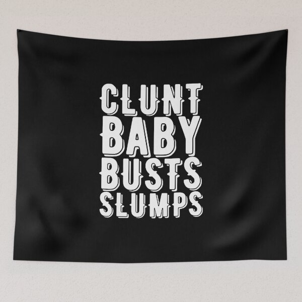 Item preview, Clunt Baby Busts Slumps, White designed and sold by UNK-Fatigues.
