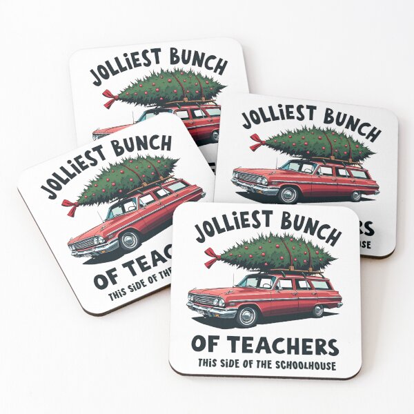Item preview, Xmas Jolliest Bunch of Teachers This Side Of The Schoolhouse designed and sold by ArtFromBeyond.