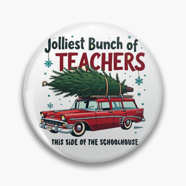 Item preview, Xmas Jolliest Bunch of Teachers This Side Of The Schoolhouse designed and sold by ArtFromBeyond.