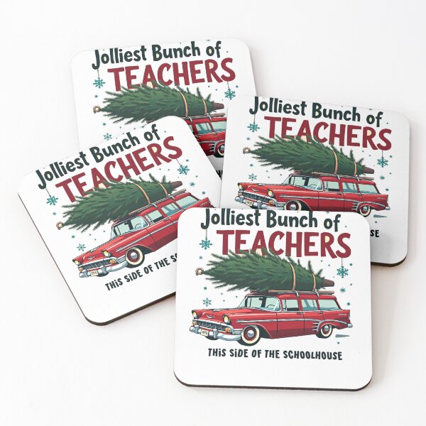 Item preview, Xmas Jolliest Bunch of Teachers This Side Of The Schoolhouse designed and sold by ArtFromBeyond.