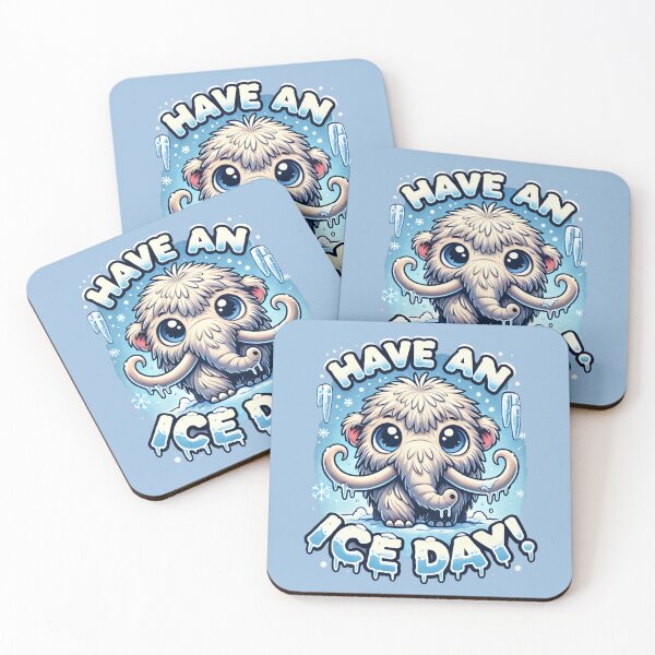Item preview, Have an Ice Day Mammoth Christmas Design designed and sold by leyfinder.