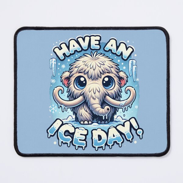 Item preview, Have an Ice Day Mammoth Christmas Design designed and sold by leyfinder.