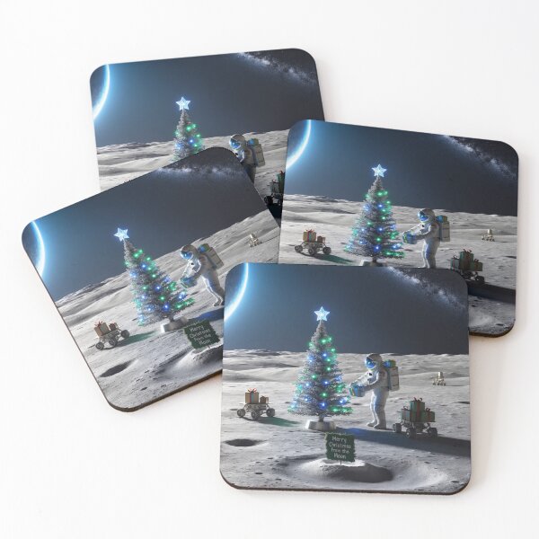 Item preview, Christmas on the Moon designed and sold by Pays-des-Pixels.