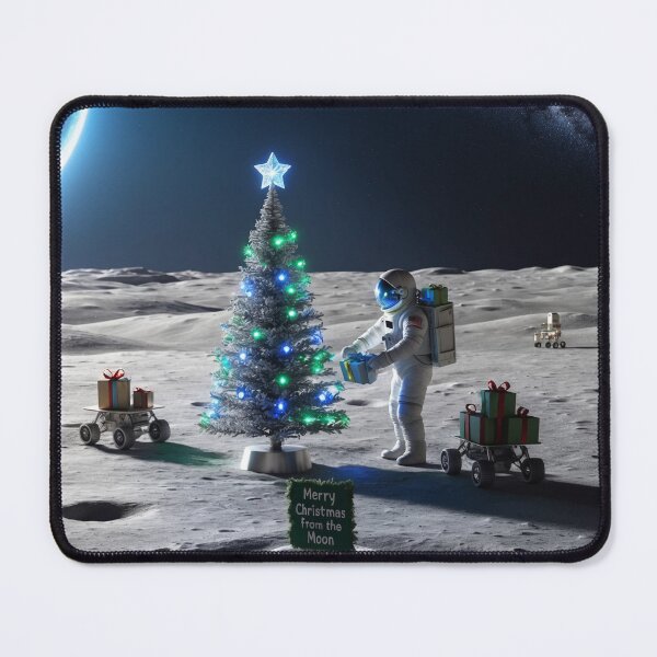 Item preview, Christmas on the Moon designed and sold by Pays-des-Pixels.