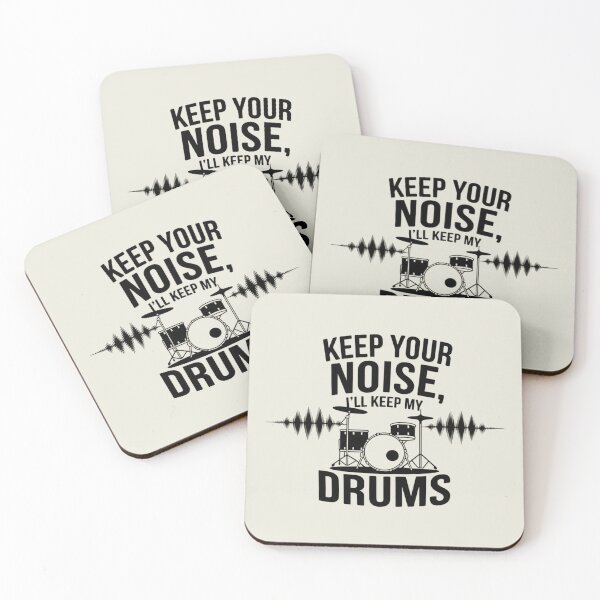 Item preview, Keep Your Noise I'll Keep My Drums designed and sold by Situstshirts.