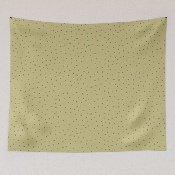 Aperçu de l'œuvre Motif à pois Whimsy Dots - Or + Sauge créée et vendue par Irene Estelle.