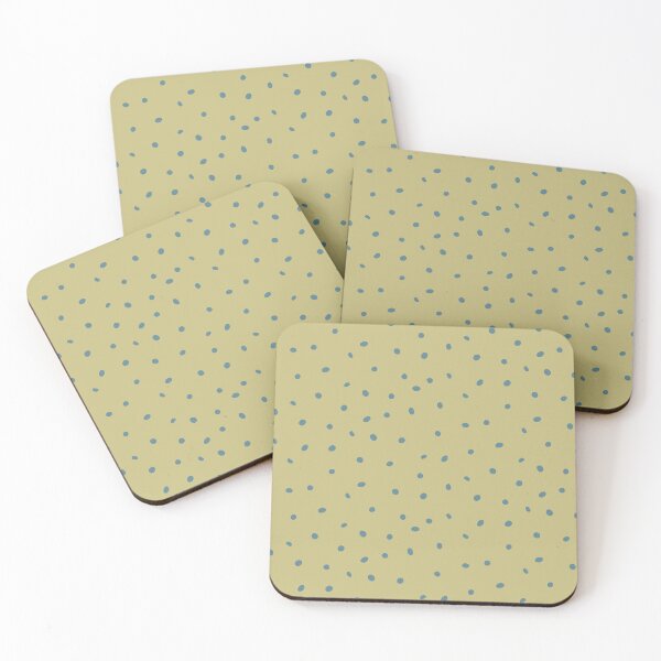 Item preview, Whimsy Dots Polka Dot Pattern - Gold + Peacock designed and sold by Irene Estelle.