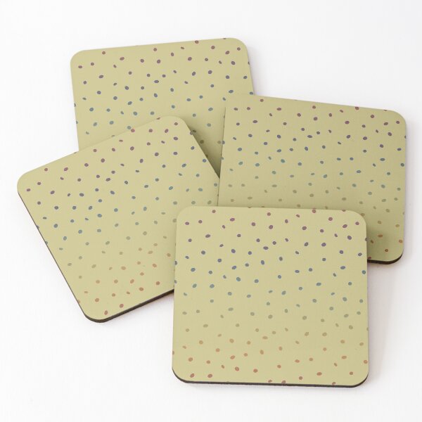 Item preview, Whimsy Dots Polka Dot Pattern - Gold + Rainbow Sunset designed and sold by Irene Estelle.