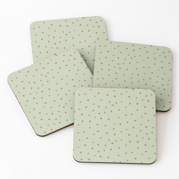 Item preview, Whimsy Dots Polka Dot Pattern - Tea + Sage designed and sold by Irene Estelle.