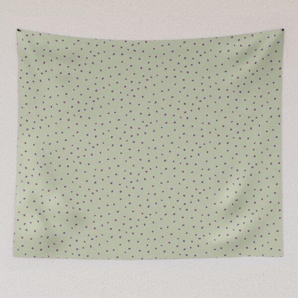 Aperçu de l'œuvre Motif à pois Whimsy Dots - Thé + Prune créée et vendue par Irene Estelle.