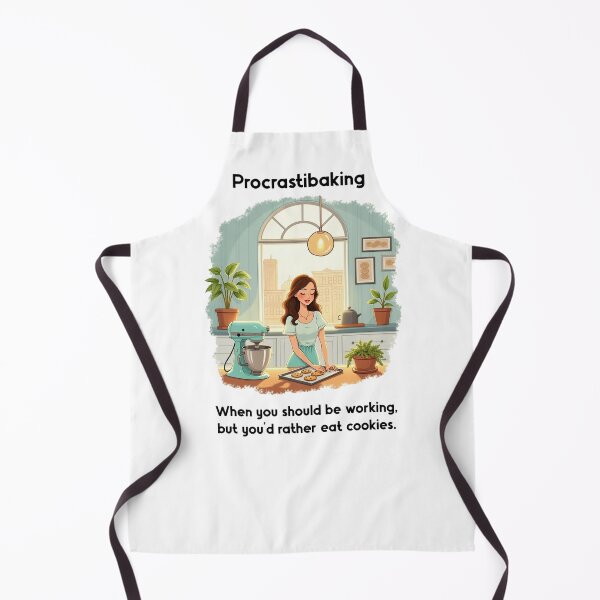 Item preview, Procrastibaking designed and sold by FunandWhimsy.