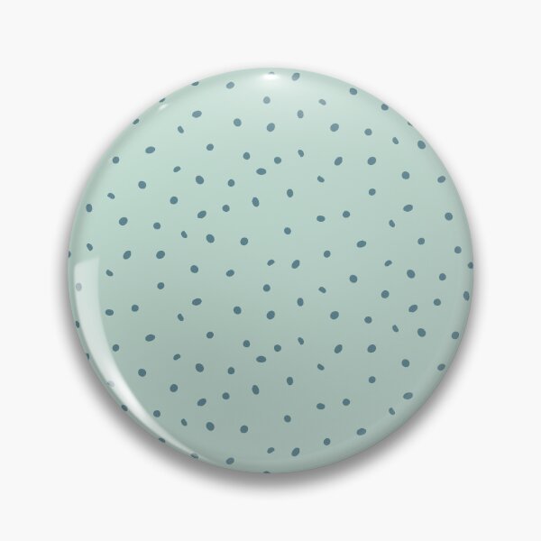 Artikelvorschau, Whimsy Dots Polka Dot Muster - Minze + Pfau entworfen und verkauft von Irene Estelle.