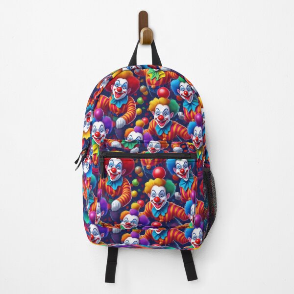 Item preview, Circus Clowning: A whimsical pattern featuring clowns performing acrobatic feats and juggling colorful balls. designed and sold by Grang Art Artistic Designs.