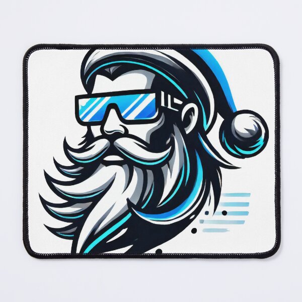 Item preview, Modern Cool Santa with Sunglasses Christmas Art designed and sold by lubushop1.
