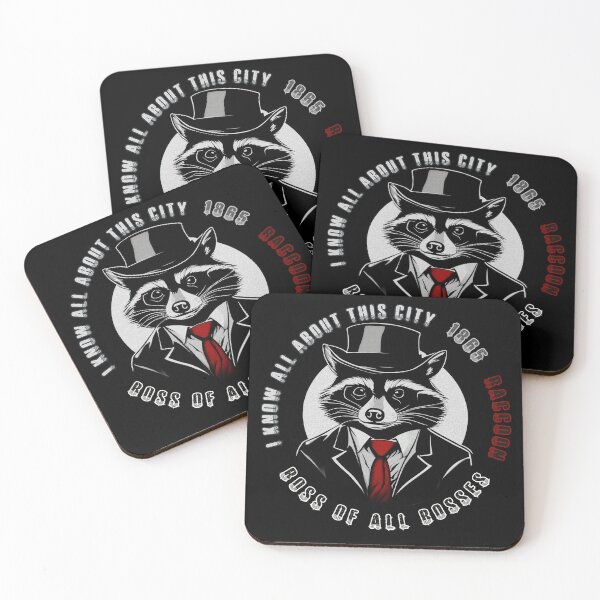 Item preview, I KNOW ALL ABOUT THIS CITY - RACCOON designed and sold by DONandEK.
