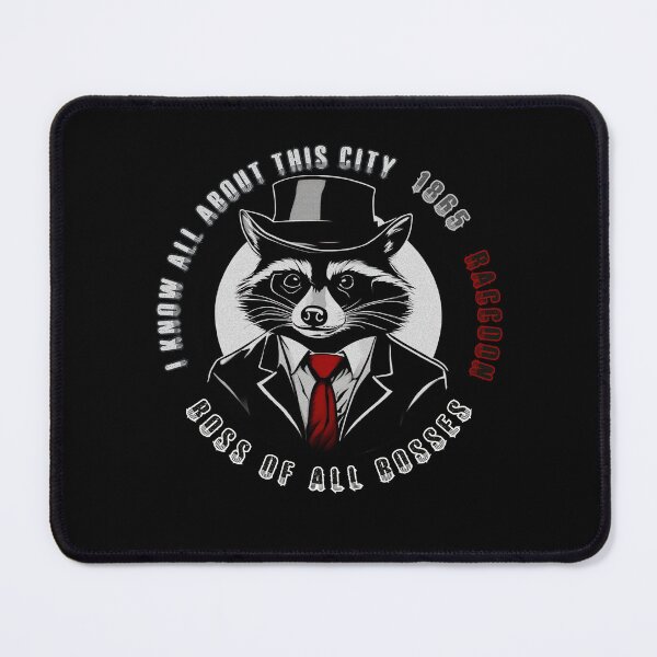 Item preview, I KNOW ALL ABOUT THIS CITY - RACCOON designed and sold by DONandEK.