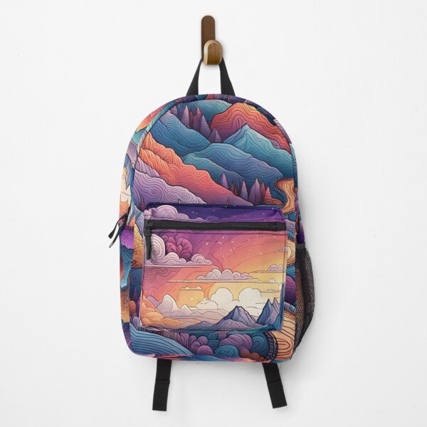 Artikelvorschau, Berglandschaft Landschaft Doodle Welt entworfen und verkauft von Simplybe1.