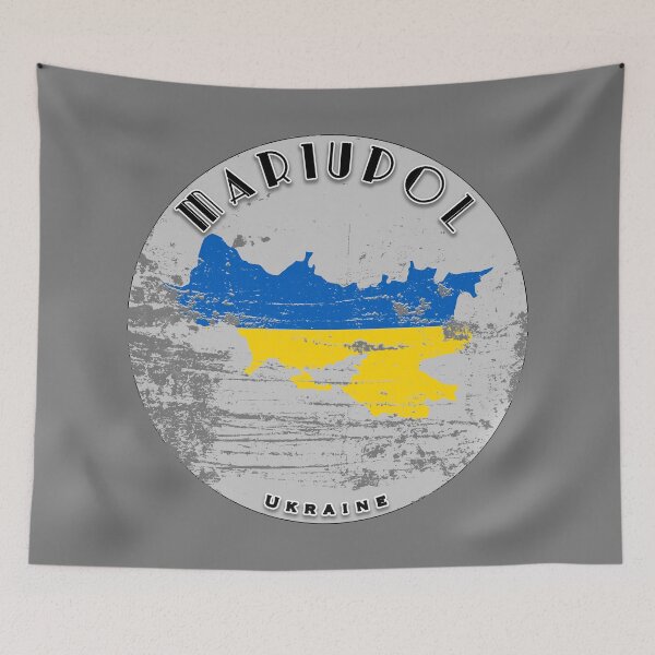 Item preview, Mariupol Ukraine Flag Worn  designed and sold by World Designs.