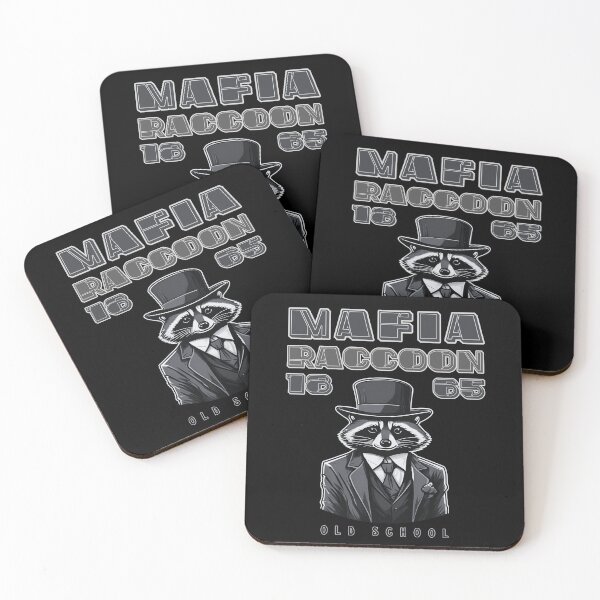 Item preview, MAFIA RACCOON OLD SCHOOL designed and sold by DONandEK.