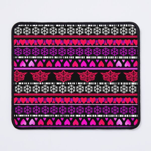 Item preview, Valentino _ Christmas pattern_ Black edition designed and sold by Cinnamonroll618.
