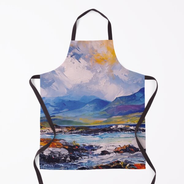 Item preview, Isle of Mull Mountains painting art p rint designed and sold by davidelder.