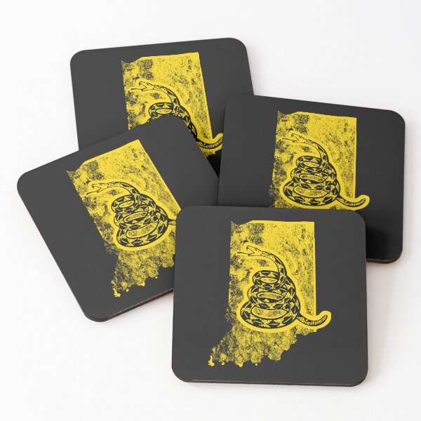 Item preview, INDIANA  - Freedom Is The Superpower - Gadsden Snake Flag - Dont Tread On Me design  designed and sold by pelagio.