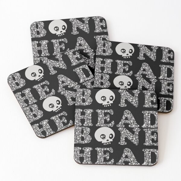 Artikelvorschau, Totenköpfe, die zur Erstellung des Worts „Bone Head Graphic Image“ verwendet wurden entworfen und verkauft von ReFreshU Shop Designs.