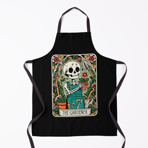Item preview, Skeleton The Gardener Tarot Card designed and sold by Lunar-And-Leap.