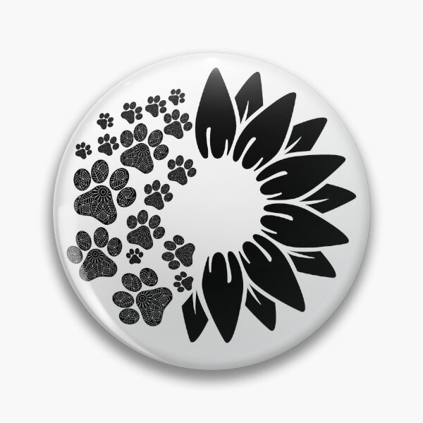 Item preview, Pawprint sunflower designed and sold by LMN75Designs.