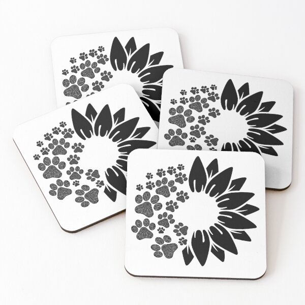 Item preview, Pawprint sunflower designed and sold by LMN75Designs.