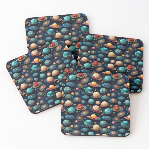 Item preview, Celestial Dreams: A dreamy pattern with planets, moons, and comets floating through a starry sky, perfect for a calming and peaceful atmosphere. designed and sold by Grang Art Artistic Designs.