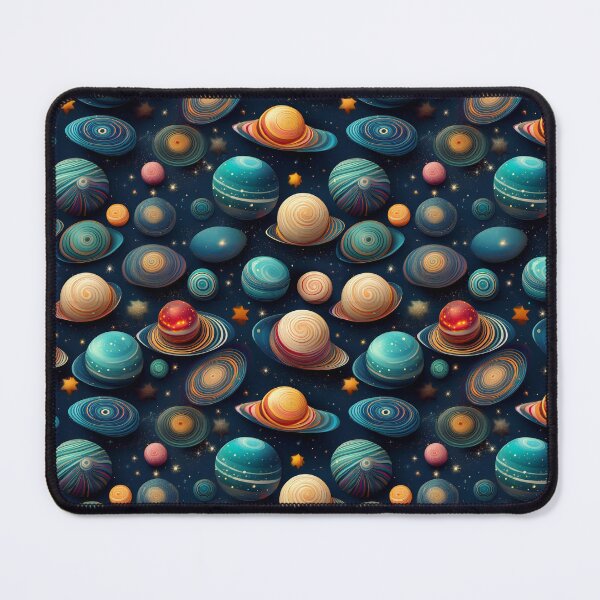 Item preview, Celestial Dreams: A dreamy pattern with planets, moons, and comets floating through a starry sky, perfect for a calming and peaceful atmosphere. designed and sold by Grang Art Artistic Designs.