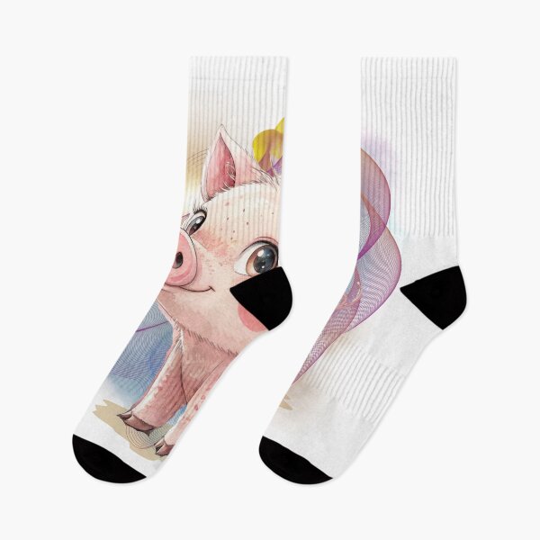 Item preview, Adorable Little Pig in Pastel Color designed and sold by Angellacelin.