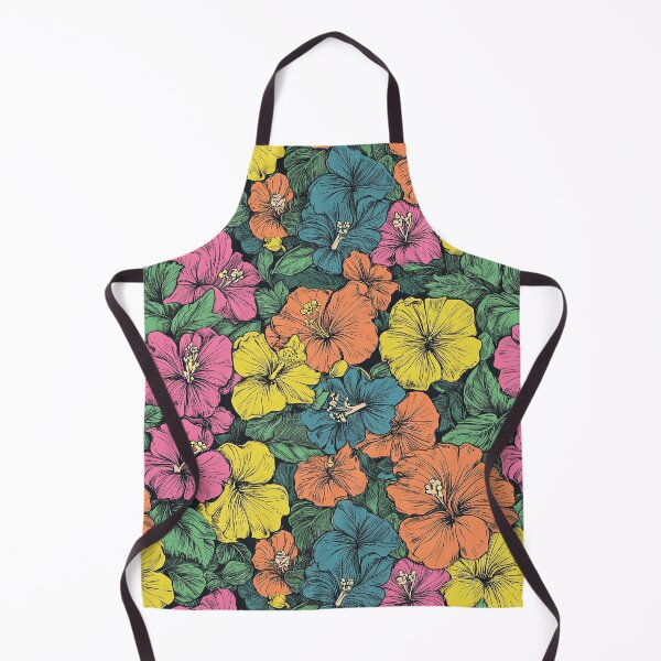 Item preview, Hibiscus floral pattern designed and sold by InkInduldge.