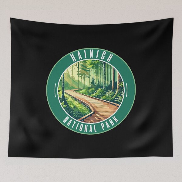 Item preview, Retro Hainich National Park Thuringia designed and sold by MaateoDesign.