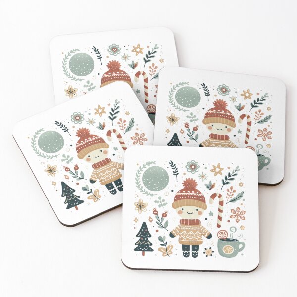 Item preview, Cozy Winter Wonderland Christmas Pattern | Cute Festive Design for Holiday Gifts designed and sold by MiszungART.